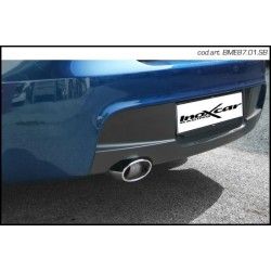 Echappement sport/route INOXCAR Racing Bmw E87 SERIES 1 120D (163ch) 2004-> | Silencieux arriére une sortie ovale Ø120x80mm Obli