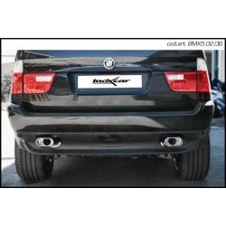 Echappement sport/route INOXCAR Racing Bmw X5 (Type E53) 3.0D (218ch) 2001-> Ø50 | Silencieux arriére Street deux sorties rondes