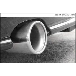 Echappement sport/route INOXCAR Racing Bmw Z3 Roadster 1.9 (140ch) 1995-1999 | Silencieux arriére Street une sortie ovale Ø120X8