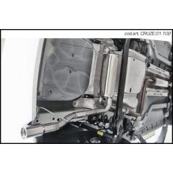 Echappement sport/route INOXCAR Racing Chevrolet Cruze (type KL1L Hatchback) 1.6 (124ch) 2010-> Ø50 | Silencieux arriére Street