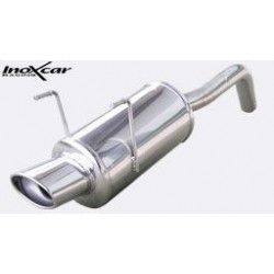 Echappement sport/route INOXCAR Racing Fiat 500 1.2 (69ch) 2007-2013 Ø42 | Silencieux arriére Street une sortie ovale Ø120X80mm