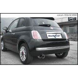 Echappement sport/route INOXCAR Racing Fiat 500 1.4 16V (100ch) 2007-> Ø48 | Silencieux arriére Street une sortie ovale Ø120X80m