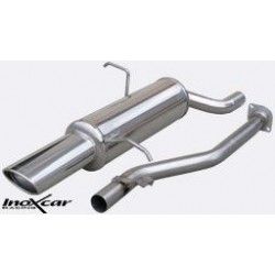 Echappement sport/route INOXCAR Racing Bmw E36 318 Ti Compact (140ch) 1994-2001 | Silencieux arriére Street une sortie ronde Ø10