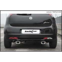 Echappement sport/route INOXCAR Racing Fiat Grande Punto (Type 199) 1.9 16V MJET (120ch) 2005-> Ø50 | Silencieux arriére Street 