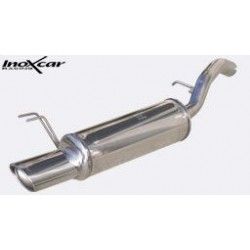 Echappement sport/route INOXCAR Racing Fiat Stilo 1.4 16V (95ch) 2003-2007 | Silencieux arriére Street une sortie ronde Ø102mm