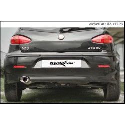 Echappement sport/route INOXCAR Racing Alfa roméo 147 1.9 JTD (115ch-140ch) 2002-2004 Ø54 | Silencieux arriére Street une sortie