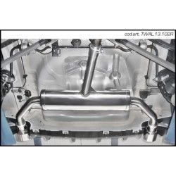 Echappement sport/route INOXCAR Racing Alfa roméo Giulietta 1.4 Turbo Multiair (170ch) 2010-> Ø60 | Tube central avec silencieu