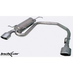 Echappement sport/route INOXCAR Racing Citroën Xsara 1.8 (110ch) 2000-> | Silencieux arriére Street une sortie ovale Ø120X80mm