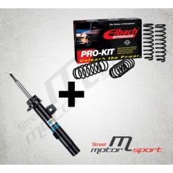 Kit 4 Amortisseurs Bilstein B4 + Ressorts Court Eibach Peugeot 205 1.7L Td, 1.6L Cti, 1.9L Cti, 1.6L GTi , 1.9 GTi, 1.3L Rallye 