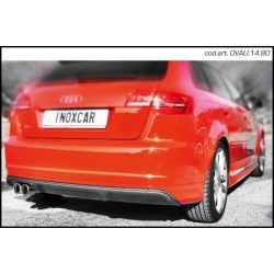 Echappement sport/route INOXCAR Racing A3 (T.8P) SPORTBACK S3 2.0 TFSI (265ch) 2008-> Ø65 | Silencieux arriére Street deux sorti