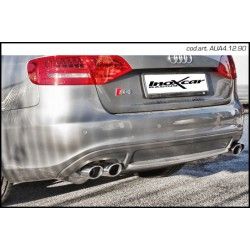 Echappement sport/route INOXCAR Racing A4 (Type B8) S4 AVANT 3.0 TFSI (333ch) 2009-> | Silencieux arriére deux sorties 80mm RACI