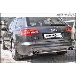 Echappement sport/route INOXCAR Racing Audi A6 (Type 4F) S6 AVANT 5.2 FSI (435ch) 2009-> | Silencieux arriére deux sorties ovale