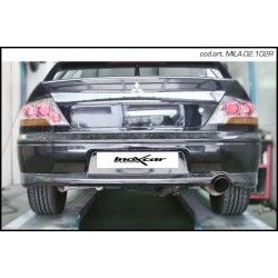 Echappement sport/route INOXCAR Racing Mitsubishi Lancer EVO VII (280ch) 2001-2003 | Silencieux arriére Street une sortie ronde 