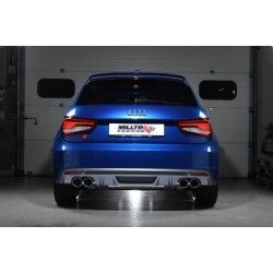 Echappement Inox Milltek Audi S1 2.0 TFSI Quattro 2014-> | Ligne après catalyseur origine