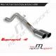 Silencieux arrière inox Mito 1.4L T-Jet 155ch 2008-> | 2 sorties ronde Ø80