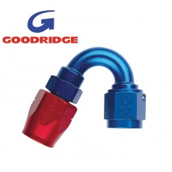 Raccords 150° DASH 10 / AN 10 femelle GOODRIDGE pour durite Série 200/210 | Coloris BLEU/ROUGE