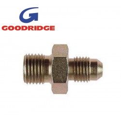 Adaptateur DROIT mâle-mâle 1/2" BSP - DASH10 (JIC 7/8") | En acier